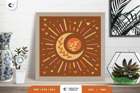 Download Boho Home Decoration 3D Layered Papercut - Decoration Collection