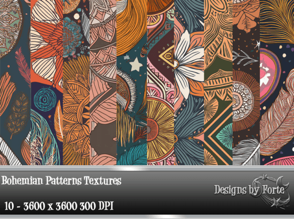 Download Bohemian Patterns Textures - Texture Collection