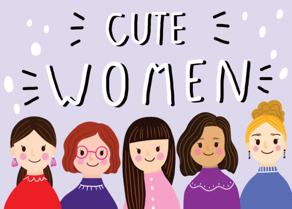 Download Flat Design Women Illustration Clipart. - Premium Resources
