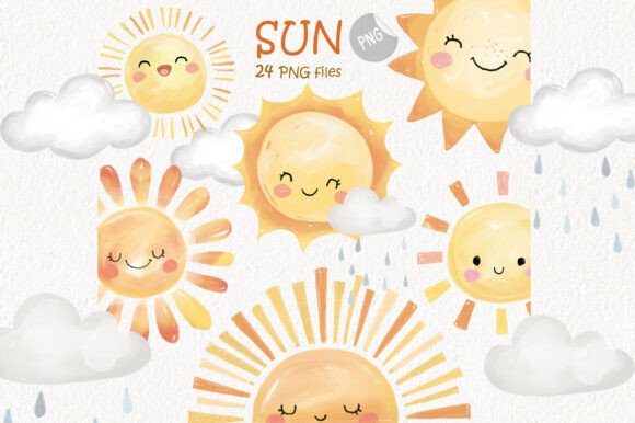 Download Sun Clipart | Hand Drawn Clipart - Hand drawn Collection