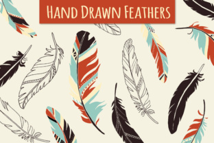 Download Hand Drawn Feathers Set - Hand drawn Collection