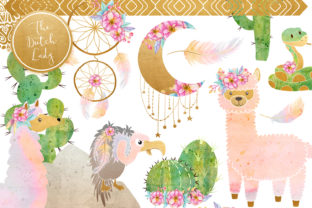 Download Enchanted Boho Desert Clipart Set - Desert clipart Collection
