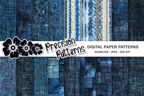 Download Mix Urban Indigo Denim Fabric Texture - Texture Collection