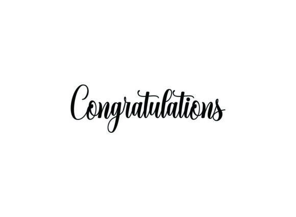 Download Black Congratulations Hand Drawn - Hand drawn Collection